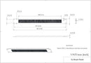 Totech 5 Pack 1U Brush Cable Manager (B087Q9GCL7) Horizontal Rack Mount Cable Management Strip Panel for 19 Inch Server Rack or Network Cabinet