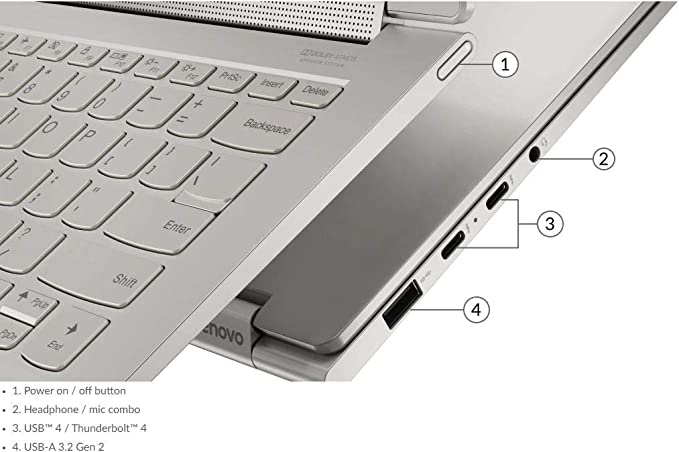 Lenovo Yoga 9 14ITL5 Laptop (82BG00DRUE) - Intel Core i7, 11th Gen(1185G7), 512GB SSD, 16GB RAM, 15.6"Inch FHD Display, 1-Year Warranty