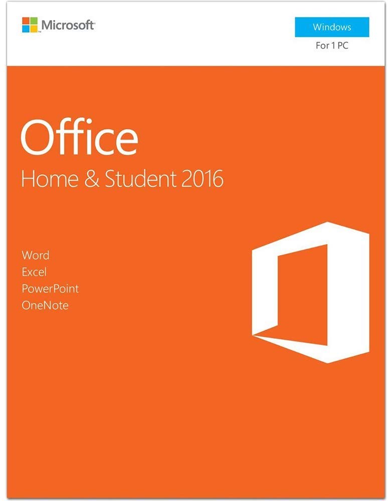 Microsoft Office 2016 Home and Student Windows English 1 User Key Card - 79G-04673