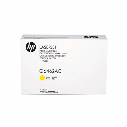 HP Q6462AC Yellow Original LaserJet Toner Cartridge