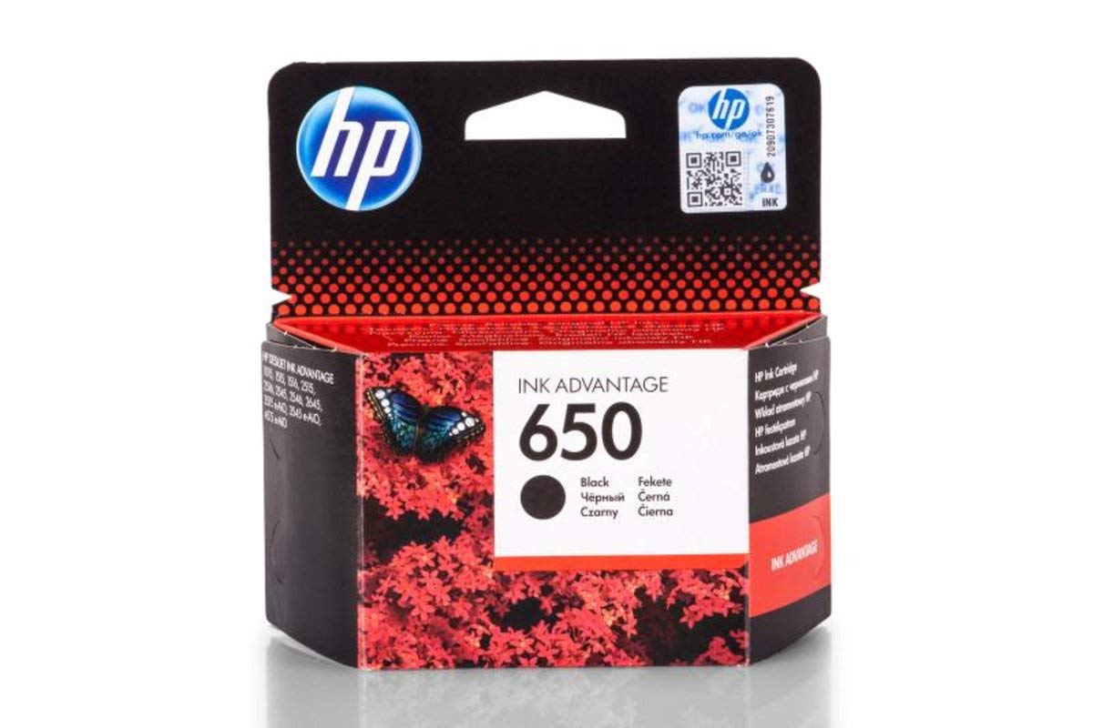 HP 650 Black Original Ink Advantage Cartridge (CZ101AE) | DIGITAL STORE ...
