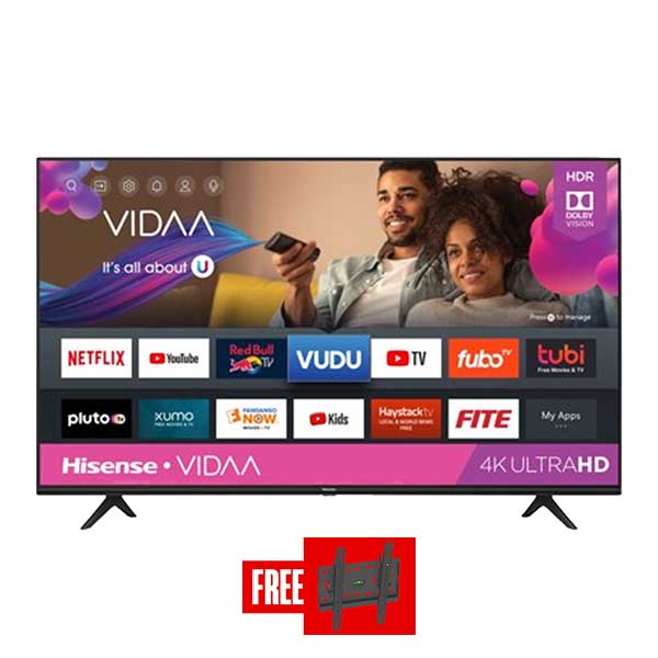 Hisense 65 Inch Smart VIDAA UHD 4K TV (65A6GKEN)