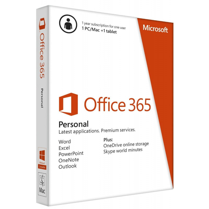 Microsoft Office 365 Personal English Subscription 1YR Africa only - QQ2-00557