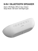 Baseus Encok E09 Wireless Speaker - With Alarm Clock, Dynamic Dual Speakers, Universal Compatible