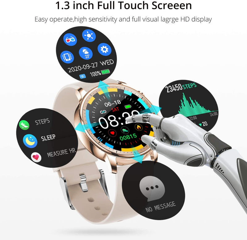 COLMI Waterproof Smartwatch with Heart Rate and Blood Pressure (B08GX1MQDY)
