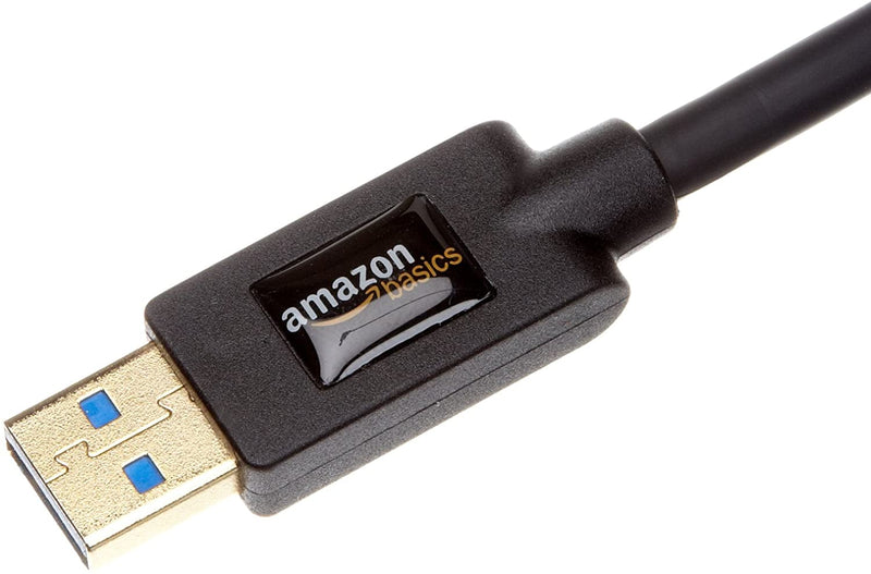 Amazon Basics USB 3.0 Extension Cable (B00NH12O5I) - A-Male to A-Female Adapter Cord- 9.8 Feet (3.0 Meters)