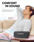 Anker Soundcore Wakey – Wireless Bluetooth Speaker with Wireless Fast Charging, Alarm Clock, FM Radio and more – A3300