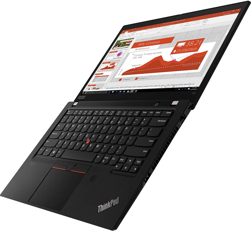 Lenovo ThinkPad T14 Gen 1 20S00037US 14" Notebook - Full HD - 1920 x 1080 - Intel Core i5 (10th Gen) i5-10310U 1.60 GHz - 8 GB RAM - 256 GB SSD - Windows 10 Pro - Intel UHD Graphics - IEEE 802.1