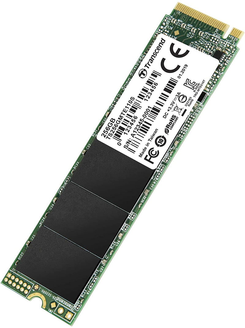 Transcend 256GB 110s Nvme PCIe Gen3 X4 M.2 SSD SSD (TS256GMTE110S)