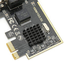 Lightwave PCI-E Network Card (B08CXNGS8C) for Intel RTL8125,Network Card Desktop Computer Accessory Wired Port PCIE to Gigabit 2.5G 2500M for Half-Duplex, for Windows XP/Win7/8/8/1/10