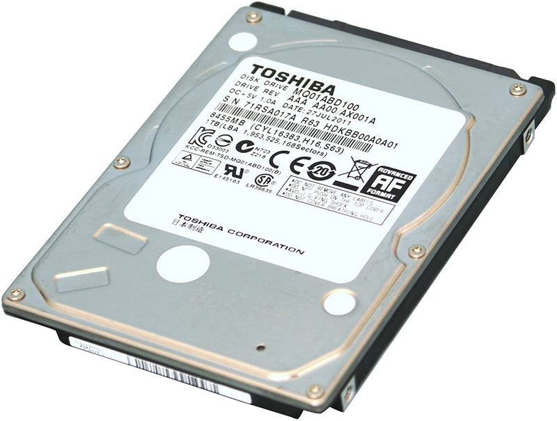 500GB Toshiba 2.5-inch SATA laptop hard drive (5400rpm, 8MB cache) (B008RZLSWE)