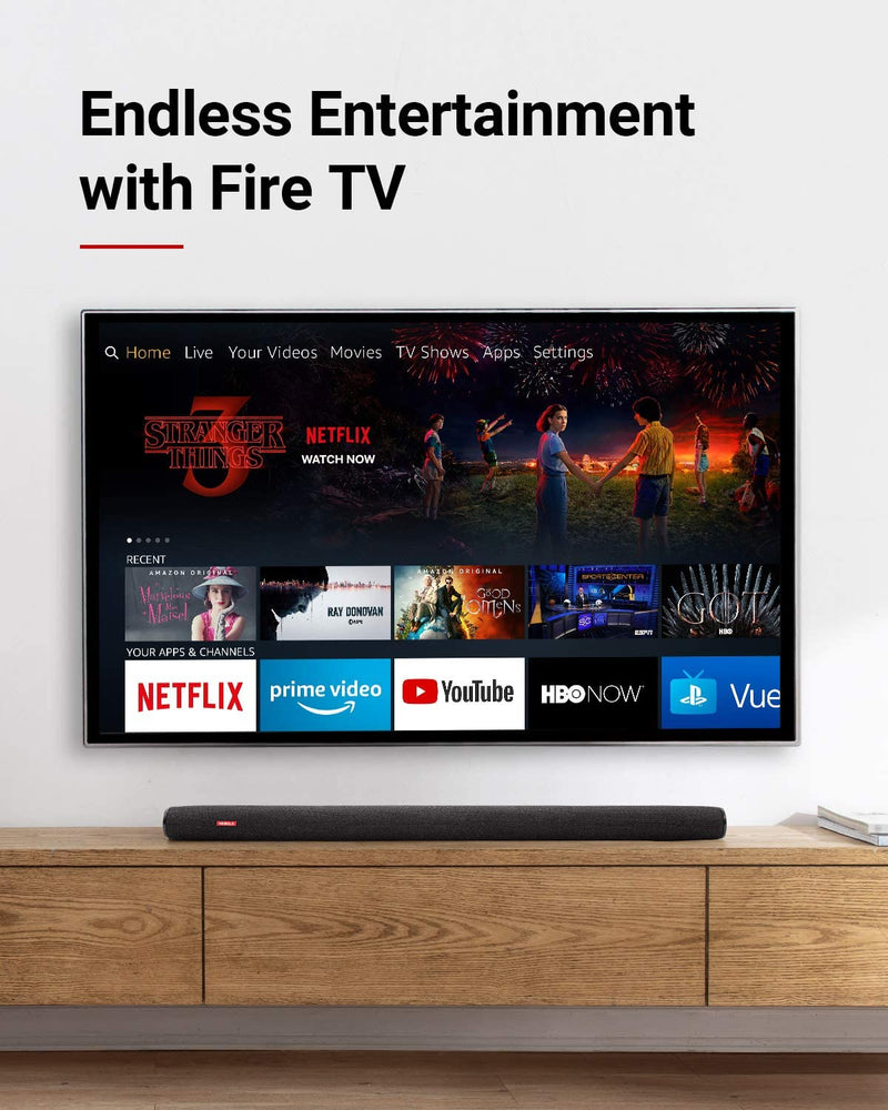 Anker Nebula Soundbar – FIRE TV EDITION, Voice Remote with Alexa – D3000
