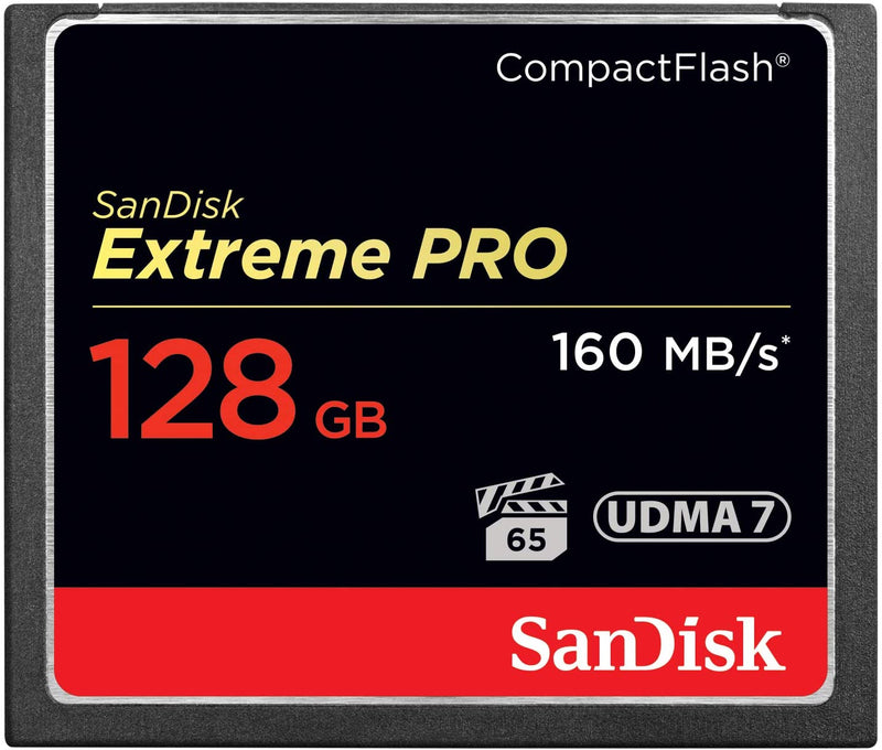 SanDisk Extreme PRO 128GB Compact Flash Memory Card