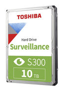 Toshiba S300 10TB Surveillance 3.5” Internal Hard Drive (HDETV10ZSA51)