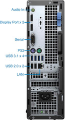 Dell OptiPlex 7080 MT Desktop, Intel Core i7-10700, 4GB RAM, 1TB HDD, 18.5 Monitor, Ubuntu - B08SYHF2JR