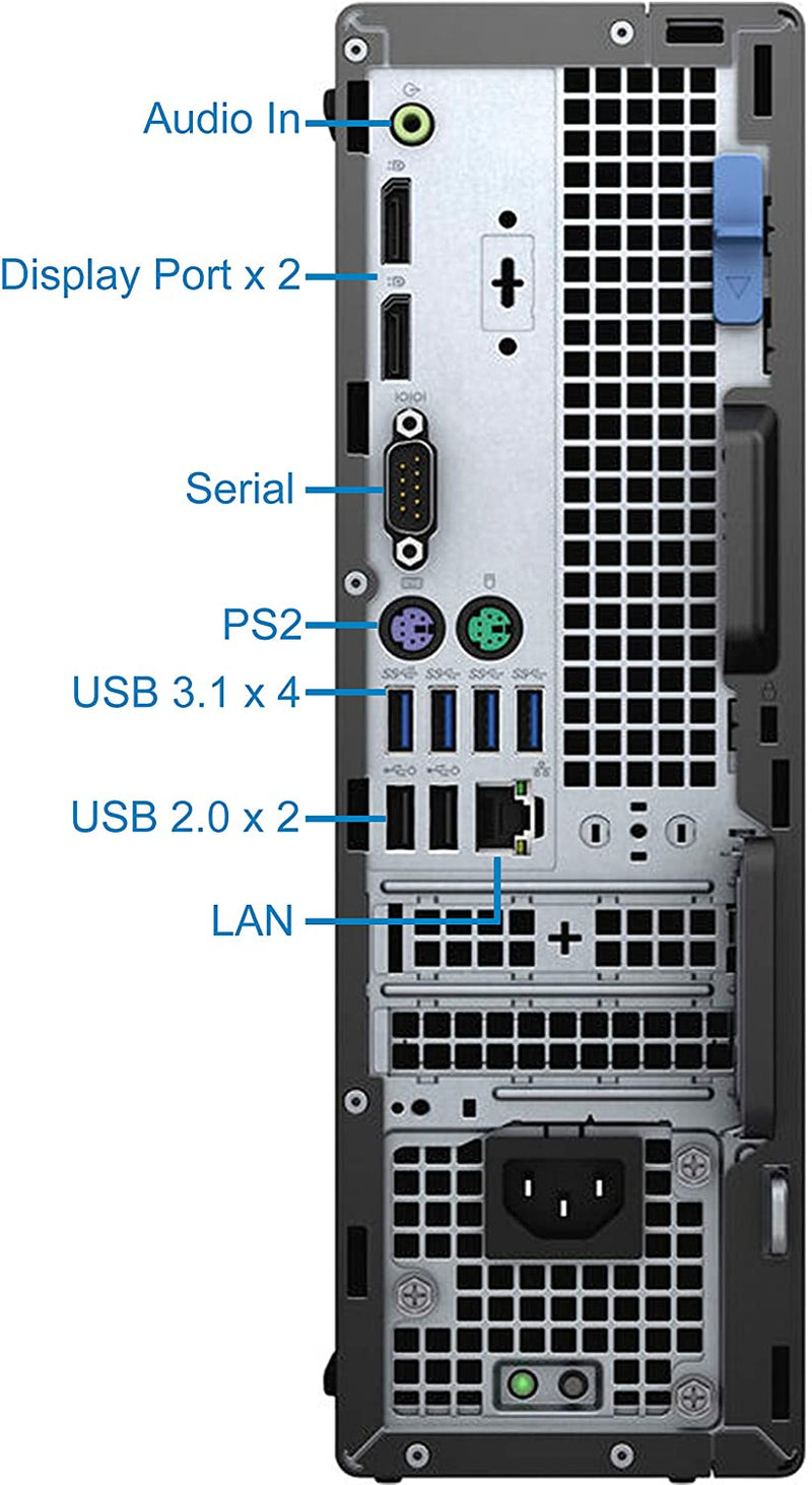 Dell OptiPlex 7080 MT Desktop, Intel Core i7-10700, 4GB RAM, 1TB HDD, Monitor, Ubuntu B08SYHF2JR