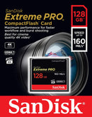 SanDisk Extreme PRO 128GB Compact Flash Memory Card