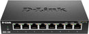 D-Link Ethernet Switch, 8 Port Gigabit Unmanaged Metal Fanless Desktop or Wall Mount Design (DGS-108)