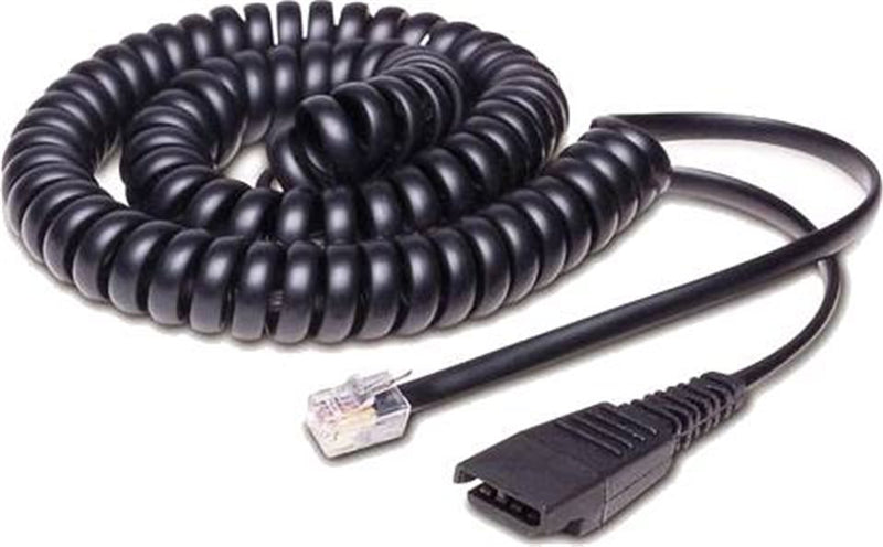 Jabra QD to 2,5mm Plug, coiled 0,5-2m Cord - 8800-01-46