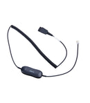 Jabra QD Cord, Coiled, Mod. Plug 2,0 m - 4P plug: r,m-,m+,r - 8800-01-37