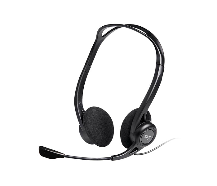 Logitech 960 Office USB Headset with Noise-Canceling Mic