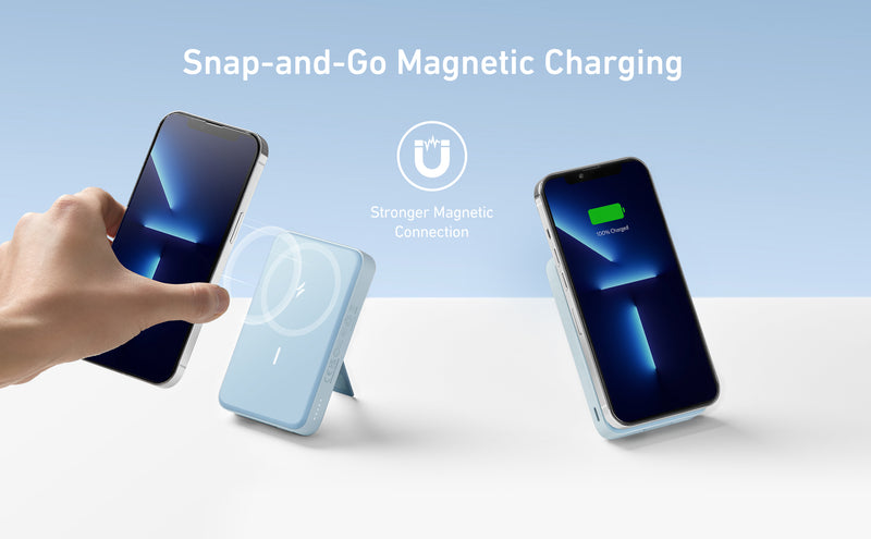 Anker 633 10000mAh Magnetic Battery (MagGo) Portable Charger- 2-in-1, Foldable Wireless  ,with 20W USB-C Port