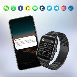 COLMi P28 Plus Smartwatch - 28 Fitness Modes, IP67 Water Resistance, 235 mAh Battery Capacity