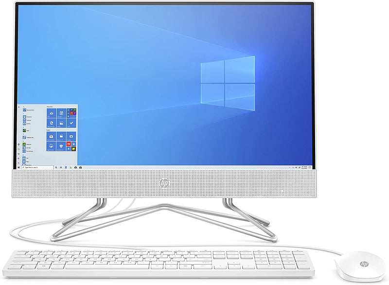 HP 200G4 All in One Desktop, 10 Gen Intel core i3-10110U, 21.5" Display, 8GB RAM, 1TB HDD, Intel Graphics, Windows 10, DVD-RW, Mouse and Keyboard White-295D3EA