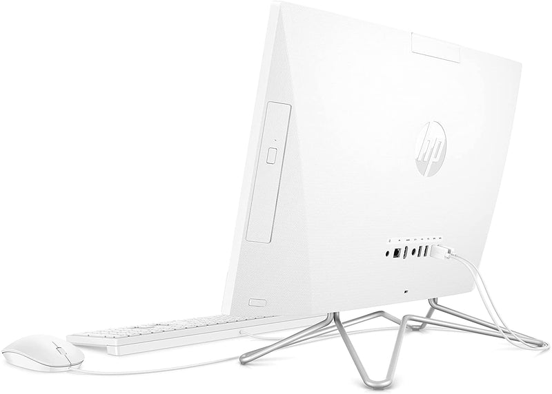 HP 200G4 All in One Desktop, 10 Gen Intel core i3-10110U, 21.5" Display, 8GB RAM, 1TB HDD, Intel Graphics, Windows 10, DVD-RW, Mouse and Keyboard White-295D3EA