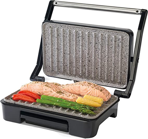 George Foreman 25800 Small Fit Grill - Non-stick plates, 760 watts