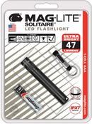 Maglite Solitaire LED 1-Cell AAA Flashlight Black - (SJ3A016)
