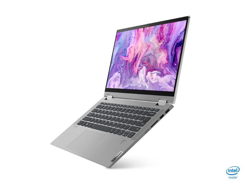 Lenovo NoteBook IP Flex 5 Laptop– 14IIL05 (Yoga) , Core i5-1035G1, 8GB DDR4 RAM, 256GB PCIe NVMe SSD, Win 10 Home (81X100DFUE)