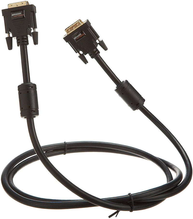 Amazon Basics 6.6 ft DVI to DVI Monitor Adapter Cable (B00IHMFIBY)