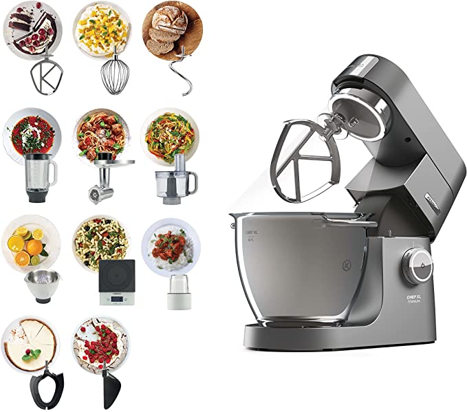 Kenwood KVL8472S Chef XL Kitchen Machine - Powerful 1700W Motor
