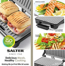 George Foreman 25800 Small Fit Grill - Non-stick plates, 760 watts