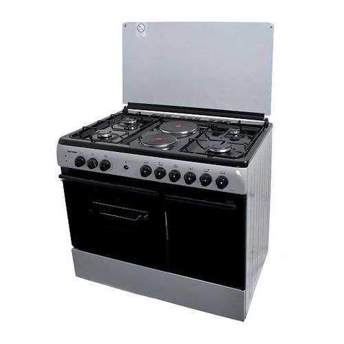 Von 8422SLV/ VAC9S042CS 4 Gas + 2 Electric Cooker - Cylinder Compartment, Diagonal Rotisserie