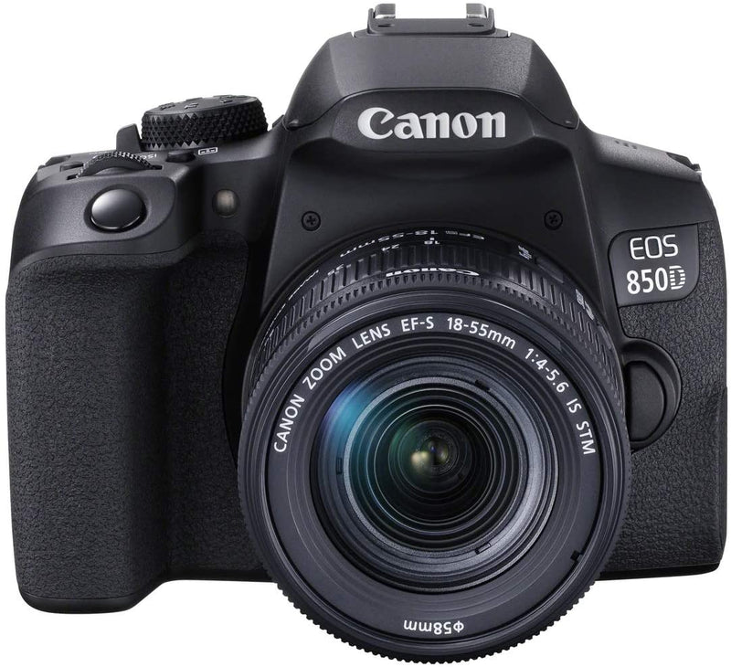 Canon EOS 850D DSLR Camera and EF-S 18-55mm f/4-5.6 IS Lens