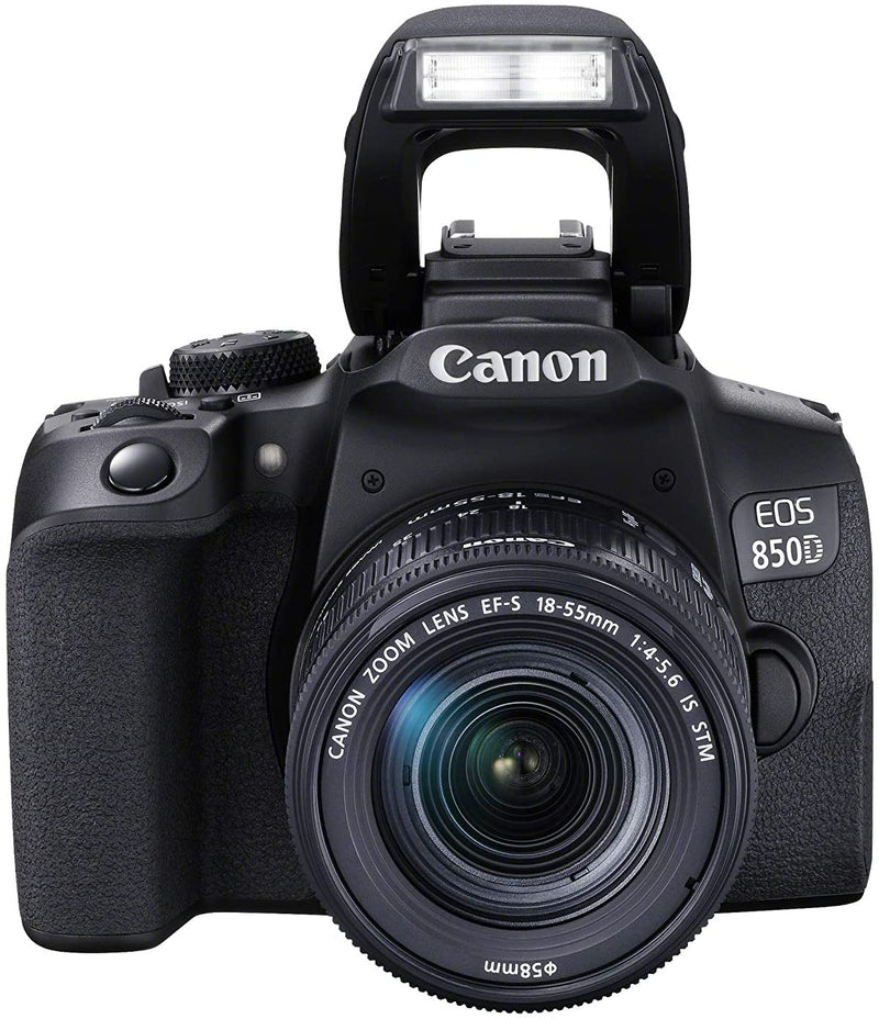 Canon EOS 850D DSLR Camera and EF-S 18-55mm f/4-5.6 IS Lens