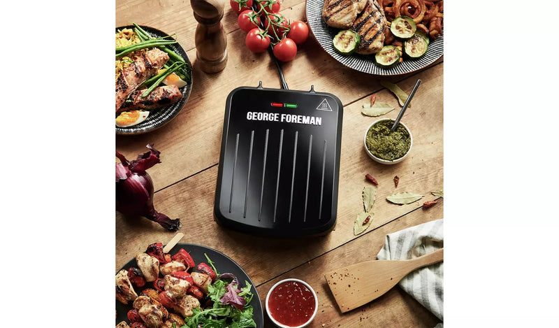 George Foreman 25800 Small Fit Grill - Non-stick plates, 760 watts