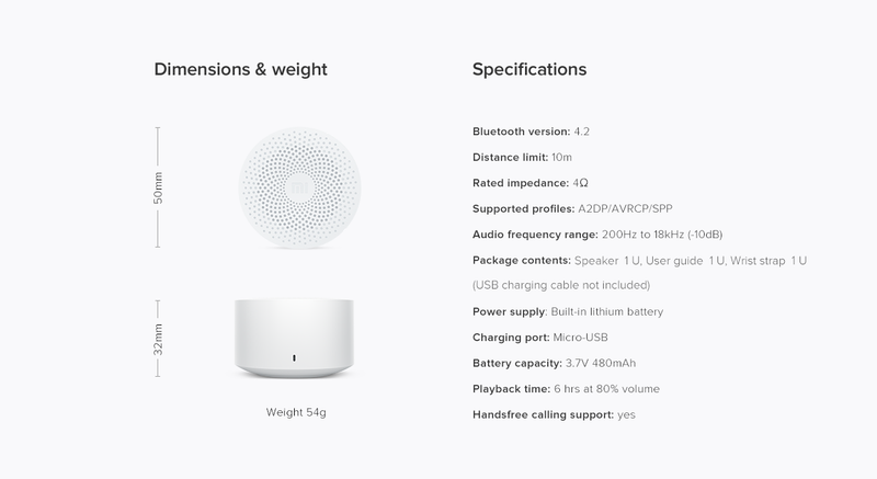 Mi compact bluetooth speaker 2 online charging time