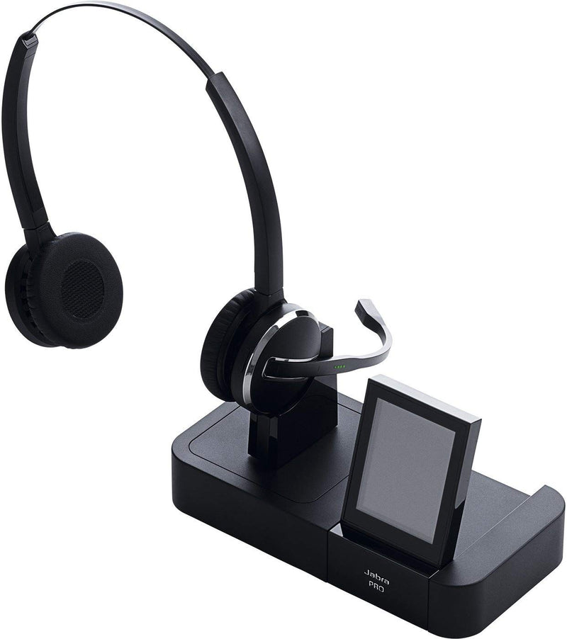 Jabra PRO 9460 Duo (9460-29-707-101) - Professional Wireless Unified Communicaton Headset with Touch screen base (DECT+USB)