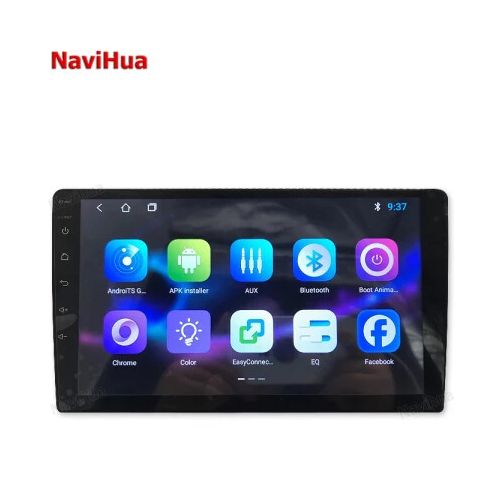 Navihua 9''inch Universal Android Touch Dashboard Screen Radio - compatibility with iphone and android,GPS Navigation, Reverse camera