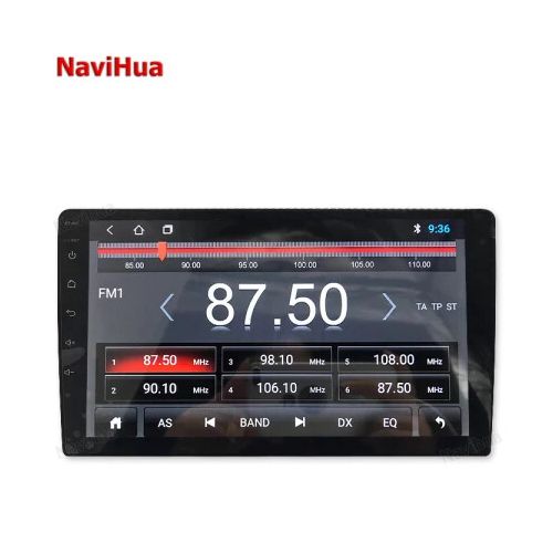 Navihua 9''inch Universal Android Touch Dashboard Screen Radio - compatibility with iphone and android,GPS Navigation, Reverse camera