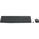 Logitech MK235 Wireless Keyboard and Mouse Combo - Grey - 920-007931 – Full-Size 2.4GHz USB Keyboard & Mouse Set, Spill-Resistant, Long Battery Life