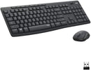 Logitech MK295 Wireless Keyboard and Mouse Combo 920-009800 – Silent Typing & Smooth Scrolling for Home & Office