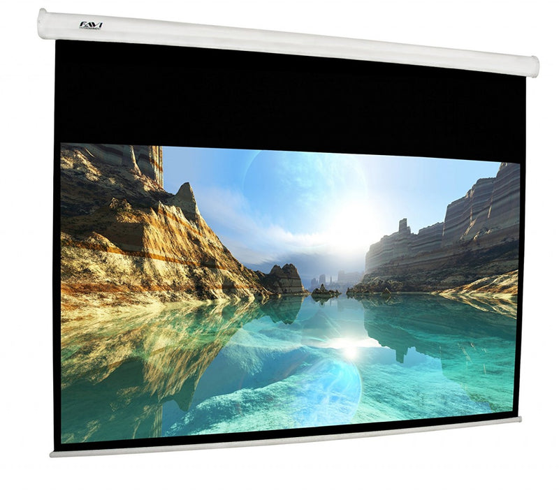 Generic 150cm by 150cm Electric projector Screen with 160° Viewing Angle