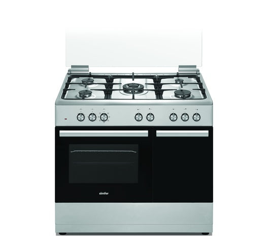 Simfer 9506NEI 5 Gas Cooker - Electric Oven , Cylinder Compartment