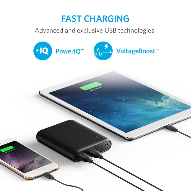 A1214 PowerCore 10400mAh Power Bank With PowerIQ