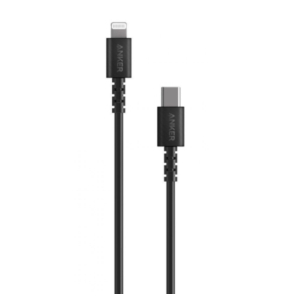 Anker PowerLine Select (A8612H11) USB-C Cable with Lightning connector 3ft