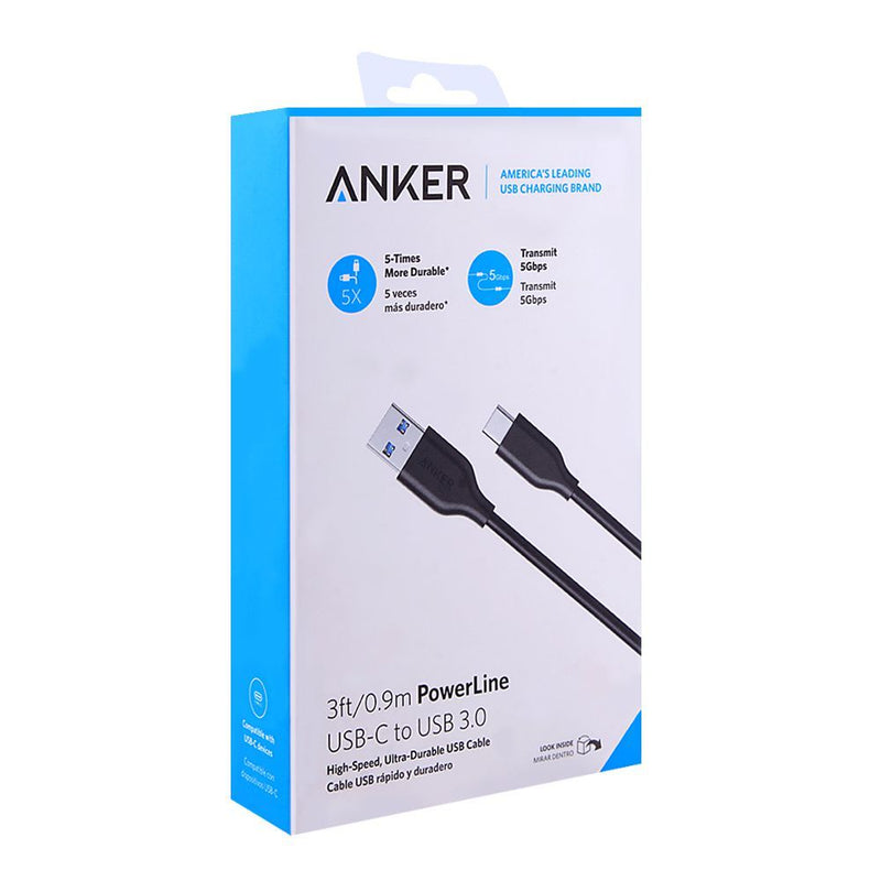 Anker Powerline (A8163H11) USB-C to USB 3.0 3ft Cable